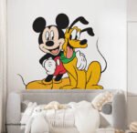 ⁦ملصق عملاق ميكي ماوس و الكلب Mickey Mouse and the dog⁩ - الصورة ⁦3⁩