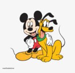 ⁦ملصق عملاق ميكي ماوس و الكلب Mickey Mouse and the dog⁩ - الصورة ⁦2⁩