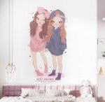 ⁦ملصق أفضل صديقة (Best Friend)- بنات كيوت-Cute Girls⁩ - الصورة ⁦4⁩