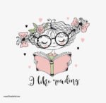 ⁦ملصق بناتي راقي - أنا أحب القراءة (I Like Reading)⁩ - الصورة ⁦2⁩
