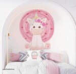 ⁦ملصق بناتي-يوني كورن-unicorn-وحيد القرن⁩ - الصورة ⁦4⁩