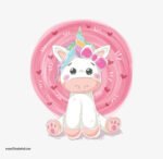 ⁦ملصق بناتي-يوني كورن-unicorn-وحيد القرن⁩ - الصورة ⁦2⁩