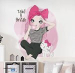 ⁦فتاة وقطة كيوت-Take A Break-قسطًا من الراحة⁩ - الصورة ⁦4⁩