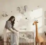 ملصق احتفال مولود جديد-ولد-بنت-It’s a Boy-It’s a Girl-فيل-بالون-زهور