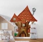⁦ملصق عملاق-منزل شجرة-tree house-ديكور غرفة الأطفال⁩ - الصورة ⁦4⁩