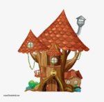 ⁦ملصق عملاق-منزل شجرة-tree house-ديكور غرفة الأطفال⁩ - الصورة ⁦2⁩