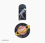⁦ميني استيكر-استكشاف الفضاء-Space⁩ - الصورة ⁦2⁩