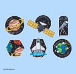 ميني استيكر-استكشاف الفضاء-Space