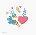 ⁦ميني استيكر-مجموعة متنوعة-زرع-قلوب-ملصقات تحفيزية⁩ - الصورة ⁦3⁩