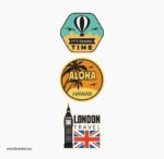 ⁦ميني استيكر-Travel-السفر-الرحلات-استكشافات⁩ - الصورة ⁦2⁩