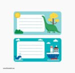 ⁦ميني استيكر-ملصقات مدرسة-كتب-كراسات⁩ - الصورة ⁦3⁩