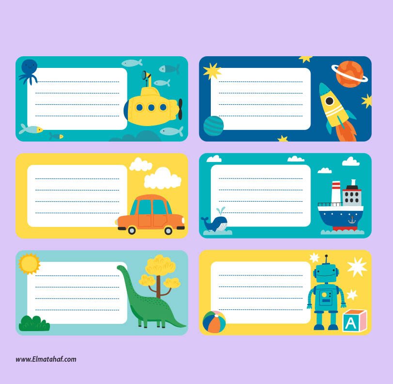 Elmatahaf-MS-013-ميني ستيكر-المتحف-Stickers-ملصقات ديكور_2 ميني استيكر-ملصقات مدرسة-كتب-كراسات - الصورة 1