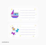 ⁦ميني استيكر-ملصقات مدرسية-كتب-كراسات⁩ - الصورة ⁦4⁩