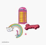 ⁦ميني استيكر-أشكال متنوعة-Live your Dream⁩ - الصورة ⁦2⁩