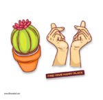 ⁦ميني استيكر-آيس كريم-نبات-بسكويت-أشارة المرور⁩ - الصورة ⁦4⁩