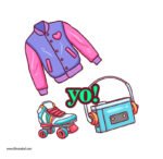 ⁦ميني استيكر-أشكال متنوعة-Baby Girl⁩ - الصورة ⁦3⁩