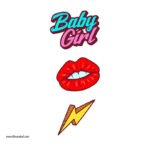 ⁦ميني استيكر-أشكال متنوعة-Baby Girl⁩ - الصورة ⁦2⁩