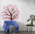 ⁦ملصق ديكور-شجرة زهور الربيع-أوراق الشجر-Spring⁩ - الصورة ⁦3⁩