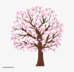 ⁦ملصق ديكور-شجرة زهور الربيع-أوراق الشجر-Spring⁩ - الصورة ⁦2⁩