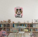 ⁦ملصق-كلب مع نظارة شمسية-Please Smile⁩ - الصورة ⁦3⁩