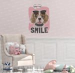 ⁦ملصق-كلب مع نظارة شمسية-Please Smile⁩ - الصورة ⁦4⁩