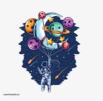 ⁦ملصق عملاق-رائد الفضاء-الكواكب-النجوم-المجرات-Space⁩ - الصورة ⁦2⁩