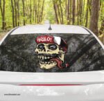 ⁦استيكر-ملصق ديكور-جمجمة-شنب-قبعة-Hello⁩ - الصورة ⁦4⁩