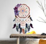 ⁦دريم كاتشر-مودرن-ريش-زهور-Flowers-مقاسات متعددة-Dream Catcher⁩ - الصورة ⁦3⁩