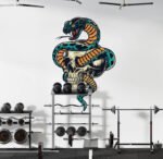 ⁦استيكر-ملصق ديكور-جمجمة-ثعبان-كوبرا-Cobra Snake⁩ - الصورة ⁦2⁩