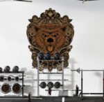 ⁦استيكر-ملصق ديكور-رأس ذئب-برواز-زخارف-Power⁩ - الصورة ⁦3⁩