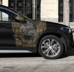 ⁦استيكر-ملصق ديكور-وجه صقر-برواز- زخارف-Eagle⁩ - الصورة ⁦5⁩