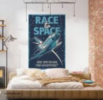 ⁦بوستر-ملصق ديكور-فضاء-Space-مكوك فضاء-Race to Space⁩ - الصورة ⁦4⁩