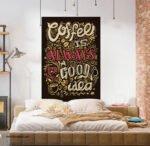 ⁦بوستر-ملصق ديكور-قهوة-زخارف-Coffee is Always A Good Idea⁩ - الصورة ⁦4⁩