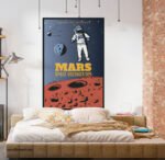 ⁦بوستر-ملصق ديكور-رجل فضاء-كوكب المريخ-Mars⁩ - الصورة ⁦4⁩