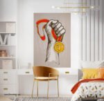 ⁦بوستر-ميدالية ذهبية-NO1-الفوز-win-مقاسات مختلفة⁩ - الصورة ⁦3⁩