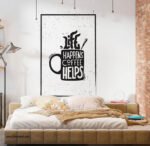 ⁦بوستر-ملصق ديكور-كوب-قهوة-Coffee-مقاسات متعددة⁩ - الصورة ⁦4⁩