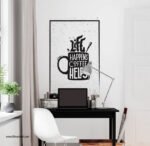 ⁦بوستر-ملصق ديكور-كوب-قهوة-Coffee-مقاسات متعددة⁩ - الصورة ⁦2⁩