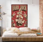 ⁦بوستر-موسيقى-حفلات-Party-Hard Rock-مقاسات متعددة⁩ - الصورة ⁦4⁩