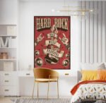 ⁦بوستر-موسيقى-حفلات-Party-Hard Rock-مقاسات متعددة⁩ - الصورة ⁦3⁩