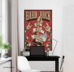⁦بوستر-موسيقى-حفلات-Party-Hard Rock-مقاسات متعددة⁩ - الصورة ⁦2⁩