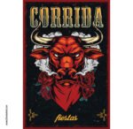 بوستر-ملصق ديكور-Corrida Party-احتفال-ثور-زهور