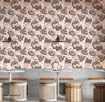 ورق حائط مطابخ-مطاعم-ساندوتش-Fast Food