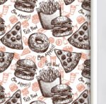 ⁦ورق حائط مطابخ-مطاعم-ساندوتش-Fast Food⁩ - الصورة ⁦4⁩