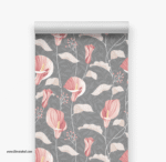 ⁦ورق حائط-زهور وأوراق الشجر-رومانسي-Romantic Flowers⁩ - الصورة ⁦2⁩