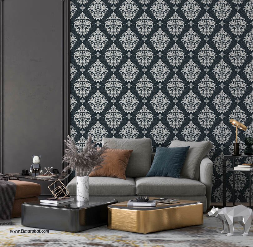 Elmatahaf-WL-034-ورق حائط-المتحف-wallpaper-ملصقات ديكور_5 ورق حائط-زخارف-نقوش-كلاسيك-Classic - الصورة 1