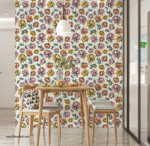 ورق حائط-زهور ملونة-Wallpaper-Flowers