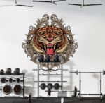 ⁦استيكر-ملصق ديكور-رأس نمر-زخارف-القوة-Tiger⁩ - الصورة ⁦3⁩