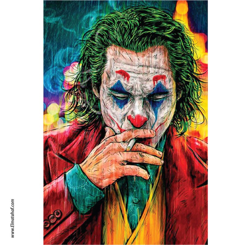 Elmatahaf-PO-006-بوستر-بوسترات -ملصقات ديكور-المتحف_4 بوستر-ملصق ديكور-Joker-جوكر-ألوان زاهية - الصورة 1