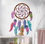 ⁦دريم كاتشر-Dream Catcher-تأثير الألوان المائية-ريش ألوان⁩ - الصورة ⁦4⁩