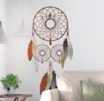 دريم كاتشر-Dream Catcher-ألوان كلاسيكية-ريش-Feathers